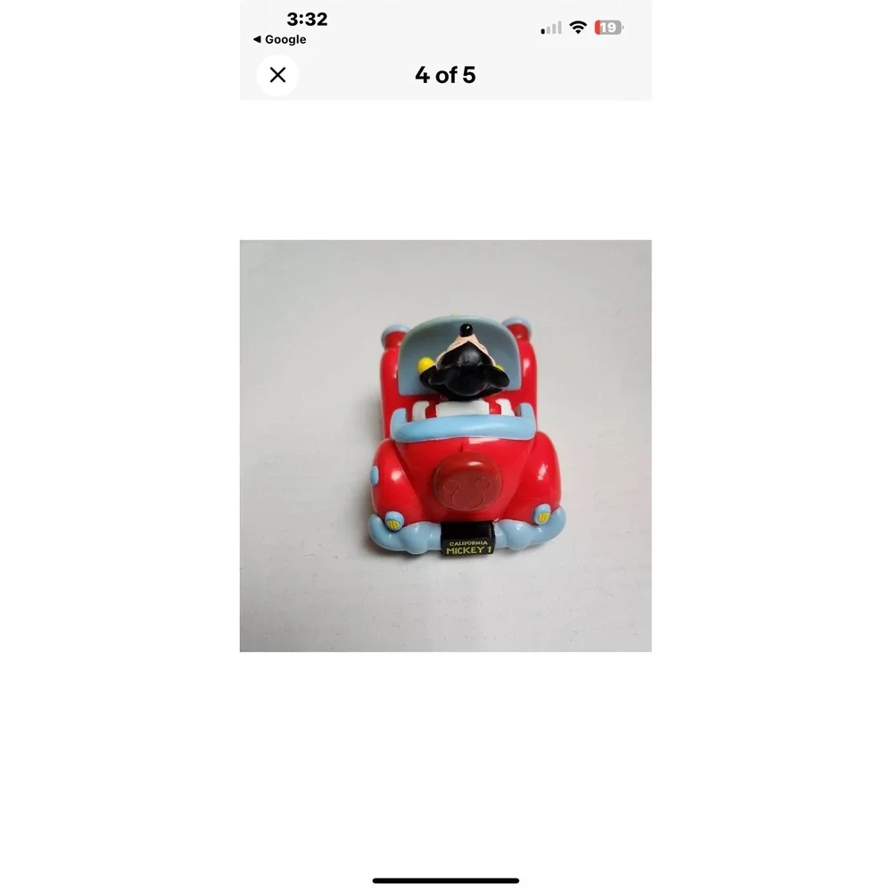 Disney‎ Parks Exclusive Mickey Mouse Friction Style Pull Back Car Toy